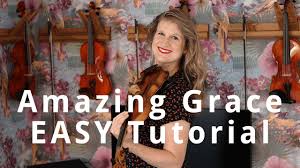 Amazing grace is a hymn written by english poet and clergyman john newton. How To Play Amazing Grace On Violin Easy Beginner Tutorial Violin Lounge Tv 330 Violin Lounge