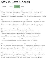 Stay In Love Chords Hilary Duff My Love Song Love Songs Lyrics Hilary Duff