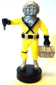 Bubbling Diver Aquarium Ornament Fish Tank Bubbler Decoration 10cm In 3 Colours Fish Tank Bubbler Aquarium Ornaments