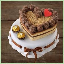 Herzkuchen Mit Ferrero Rocher Ferrero Rocher Kuchen Herzkuchen Rocher Kuchen