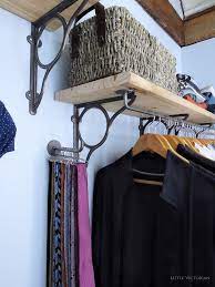 This diy tie rack hanger is a great way to organize those ties! Simple Inexpensive Diy Tie Rack