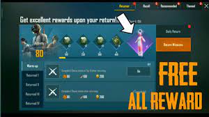Return Mission Pubg Mobile And Free Outfit And Id Rename Card And You Get Return Mission Event Youtube