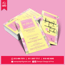 Maybe you would like to learn more about one of these? Kad Kahwin Pakar Design