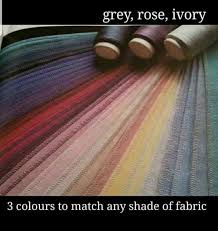 3 Colours To Match Any Shade Of Fabric Overlocker Serger Source Unknown Serger Thread Serger Tips Serger Sewing