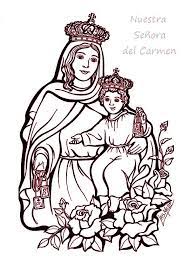 Ver más ideas sobre bordes para hojas, bordes y marcos, bordes. Virgen Del Carmen Para Colorear E Imprimir Susurro De Dios