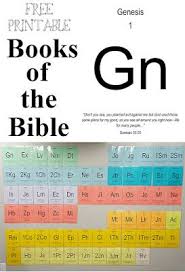 The Bible Periodic Table Bible For Kids Books Of The Bible Bible School