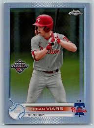 Jordan Viars 2022 Topps Pro Debut Chrome Refractor SN #/99 FCL Phillies #PDC-99 | eBay