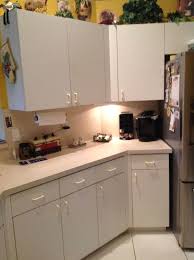 Large kitchen, small steak or putty knives can be used. How Can I Update My Plain White Formica Cabinets Plz Help Hometalk