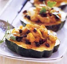Apple Filled Acorn Squash Rings With Curry Butter Featured This Early Fall Evening Alongside Grilled Bratwurst Acorn Squash Recipes Vegan Dishes
