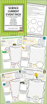 Science Current Event Pack For Any Branch Of Science Science Current Events Elementary Science Science