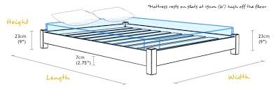 Typical Bed Frame Sizes Damnxgood Com