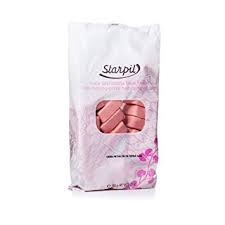 Starpil Wax Pink Rose Petal Hard Wax Tablets 2 2 Lb 33 Oz Bag