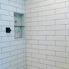 We did not find results for: Platinum Gray Grout 4 X 16 White Ceramic Subway Tile White Subway Tile Bathroom Bathroom Shower Walls Subway Tiles Bathroom