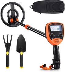 Prospectors use devices to detect gold and metal. Amazon Com Metal Detector Gold Detector For Treasure Hunting 6 8 Inch Waterproof Lightweight Search Coil 4 In Detection Depth Metal Detector Height Adjustable For Kids Adults Shovel Rake Included Mmd06 Garden