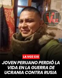 Internacional TARAPOTINO FALLECE EN LA GUERRA ENTRE UCRANIA Y RUSIA José  Ávila Tuanama, un joven de 29 años y natural de Tarapoto, perdió la vid4 en  el conflicto armado entre Ucrania y