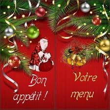 Menu De Noel Gratuit A Imprimer Menu De Noel Noel Cartes De Menu