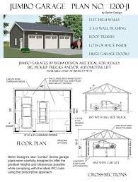 1200 J1 40 X 30 Jumbo Three Car Garage Plan Behm Garage Plans Garageplans 1200 J1 40 X 30 Jumbo Thr Garage Plans Detached Three Car Garage Plans Garage Plan