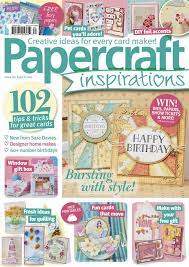 Magazines subscriptions make the perfect gift for all your loved one's this holiday season. Papercraft Inspirations Back Issue August 2017 Digital In 2021 Paper Crafts Card Making Magazines Card Maker