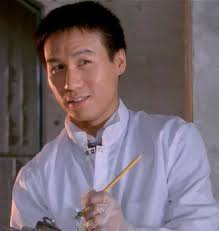 In Jurassic Park, you can see Dr. Wu erasing a data sheet in the lab.  Erasing lab data is highly improper and unethical in scientific settings,  hinting at Dr. Wu's corrupt nature