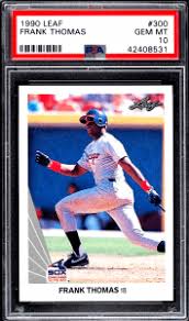 Jan 31, 2021 · for a more extensive look at how to determine your card's value, check out our guide to baseball card values. Frank Thomas Rookie Card Best Cards Checklist And 1 Investment Guide