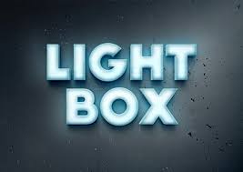 Download Lightbox Text Effect Graphicburger Photoshop No Photoshop Tutoriais