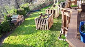 I am not good at explaining in words this part so here is a picture of how it was put together. Diy Pallet Garden Raised Flower Bed Ideas