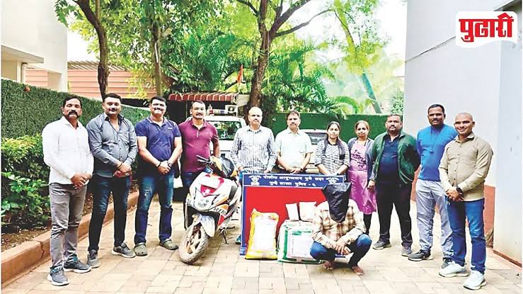 अल्पवयीन मुलाचा वापर करून गांजा विक्री; ११ लाखांचा मुद्देमाल जप्त