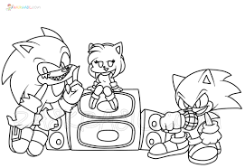 Play now fnf playground coloring. Sonic Coloring Pages 125 New Pictures Free Printable