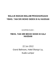 Click to expand related titles. Doa Majlis Makan Malam Jabatan