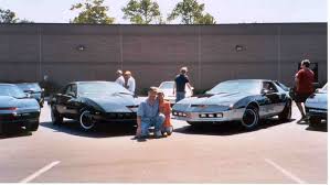 Kitt And Karr With Jim And Jj Knight Rider Rider Pontiac Firebird