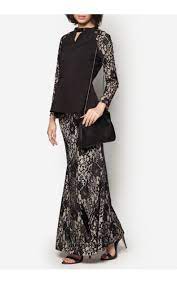 Sebagai pelengkap untuk yang bertudung. Vercato Zera Baju Kurung Black Batik Fashion Baju Kurung Lace Clothes For Women