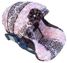 Pink Brown Damask Carseat Cover Baby Helena Rose Carseat Cover Baby Car Seats Infant Car Seat Cover Car Seat Girl