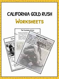 This is one of our six california gold maps. California Gold Rush Facts Worksheets The Gold Rush Of 1849