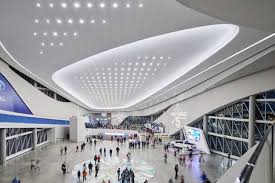 Rogers Place And The Ice District Hok False Ceiling False Ceiling Design False Ceiling Living Room