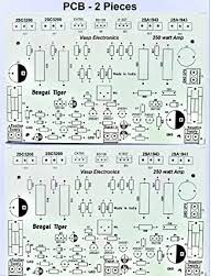 16 hp kohler engine wiring go wiring diagram. Vasp Electronics 250 Watt Hifi Mono Amplifier Pcb Board Using C5200 A1943 Power Transistors For Home Stereo And Diy Projects Pack Of 2 Amazon In Industrial Scientific