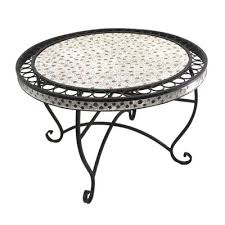 Unique coffee tables in wood, metals and other precious materials for the outdoor, handmade in italy by the finest artisans. Bloomsbury Market Wiggins Stone Concrete Chat Table Color Round Metal Table Metal Table Metal Dining Table