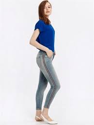 Serit Detayli Bilek Boy Skinny Jean Pantolon Lc Waikiki Pantolon Skinny Kadin