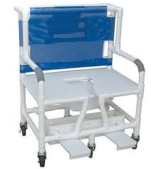 Variety Colors Bariatric Shower Chair Commode Opening Seat And Individual Slide Out Footrest Shower Chair Shower Commode Chair Commode