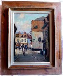 LISTED ITALIAN MARIO MARINELLI (1906-) FINE ORIGINAL OIL PAINTING