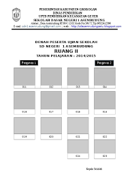 Maybe you would like to learn more about one of these? Top Pdf Contoh Denah Duduk Siswa Ujian Dan Administrasi Lainnya Daftar Peserta Us 123dok Com