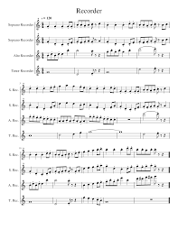 (+)81 3 3227 6283 fax : Bop For A Recorder Quartet Sheet Music For Recorder Recorder Recorder Mixed Quartet Musescore Com