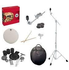 Sabian Hhx Performance Set Pack With Convertible Cymbal Boom Stand Cymbal Arm Attachment Survival Kit Cymbal Bag Snare Head Dr Drum Key How To Play Drums Drums