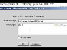 Name adresse telefon an das amtsgericht anschrift amtsgericht in dem rechtsstreit partei 1 / partei 2, aktenzeichen aktenzeichen des gerichts, melde ich die folgenden kosten zur festsetzung nach §§ 103, 104/106 zpo an: Kostenfestsetzung Beantragen Mit Advoware Kanzleisoftware Youtube