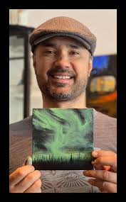 Northern Lights" stained glass project.