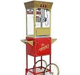 Amazon.com: 8oz Mobile Popcorn Cart, Vintage Popcorn Machine ...