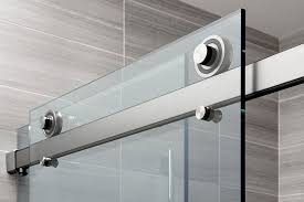 The Rorik Frameless Glass Sliding Door Shower System Features Krownlab S Most Strikingly Sliding Shower Door Sliding Glass Door Frameless Sliding Shower Doors