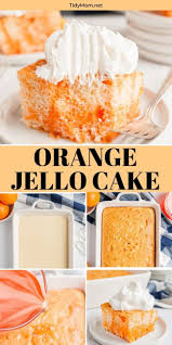 Then the holes are filled with something seriously yummy to make it super moist and crazy yummy. Orange Dreamsicle Jello Poke Cake