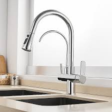 modern water filter kitchen faucet pull