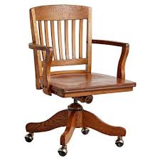 Classic Oak Office Armchair On Casters Most Comfortable Office Chair Leather Dining Room Chairs Outdoor Lounge Chair Cushions