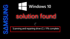 Due to a forced shutdown, a power thus, when you turn on your computer after an improper shutdown, windows will automatically scan your driver, trying to fix the issues that. Scanning And Repairing Drive Solution Found Windows 10 Youtube
